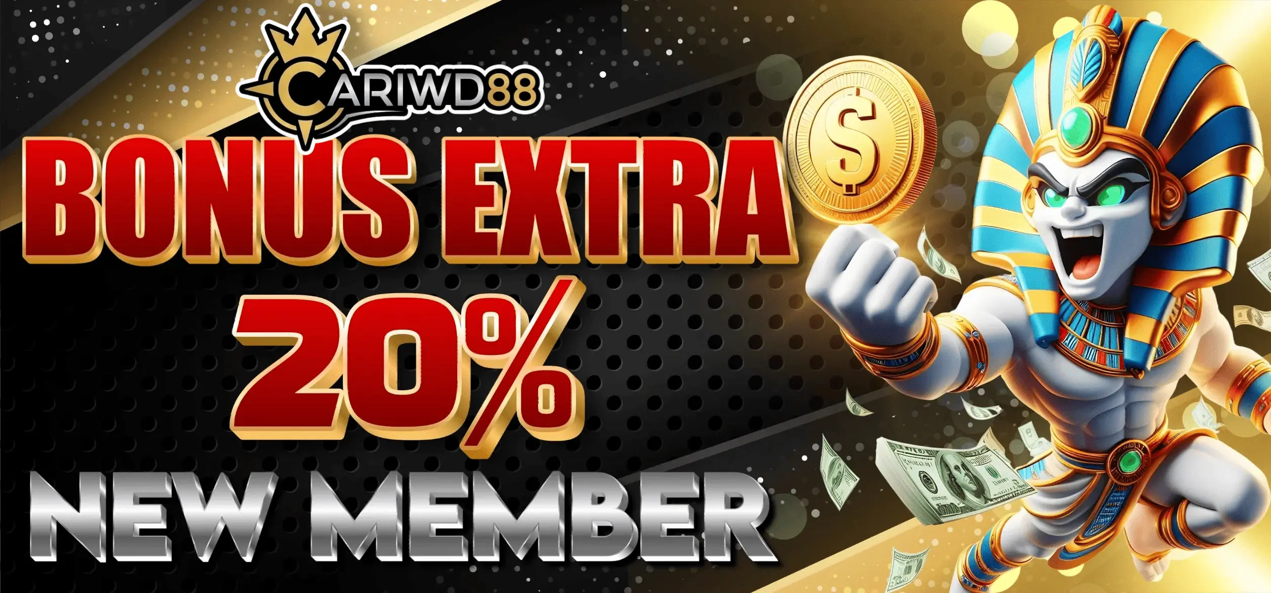 Bonus Extra Member Baru 20%